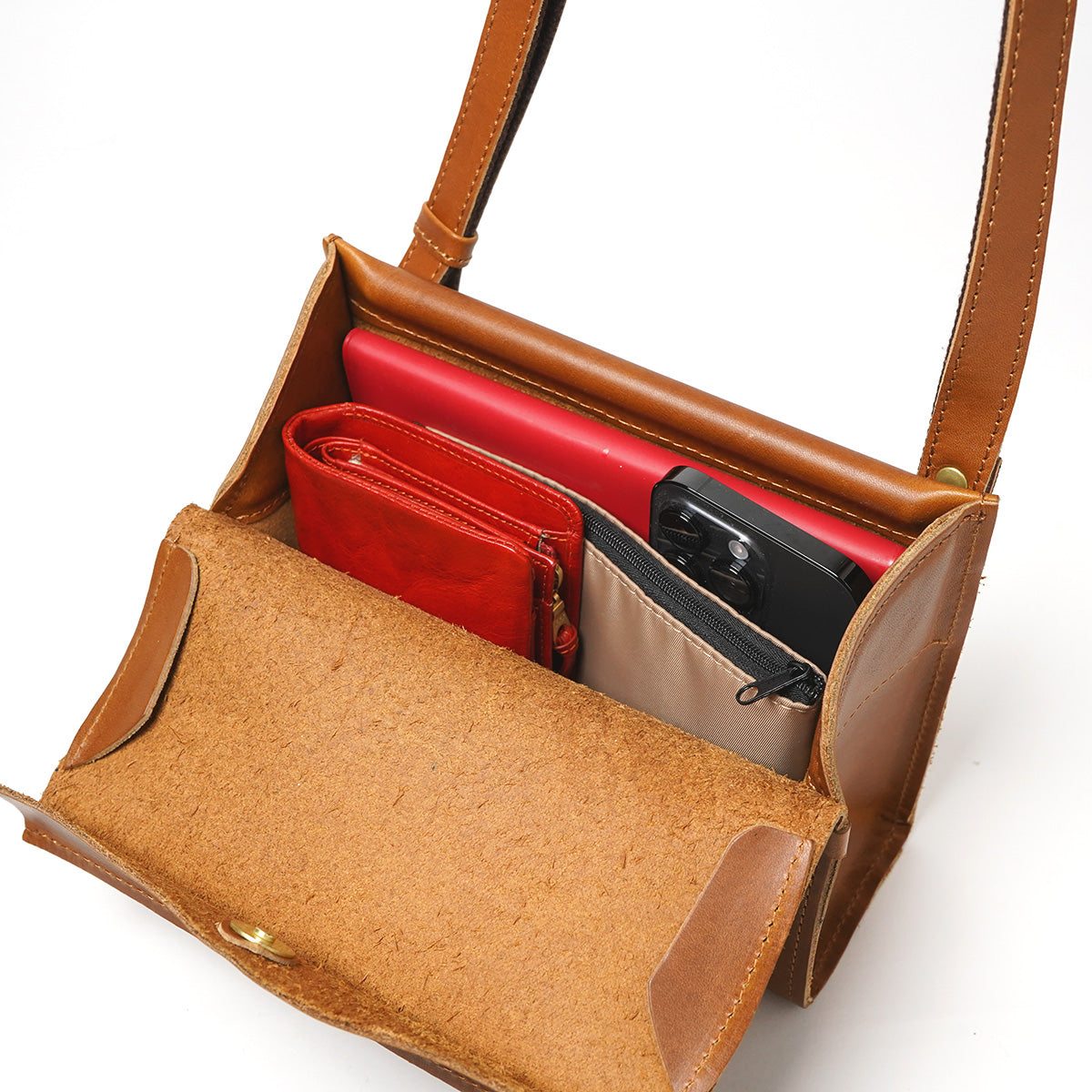 Double Oil VI LEATHER Dome Mini Shoulder Bag CMAK1021