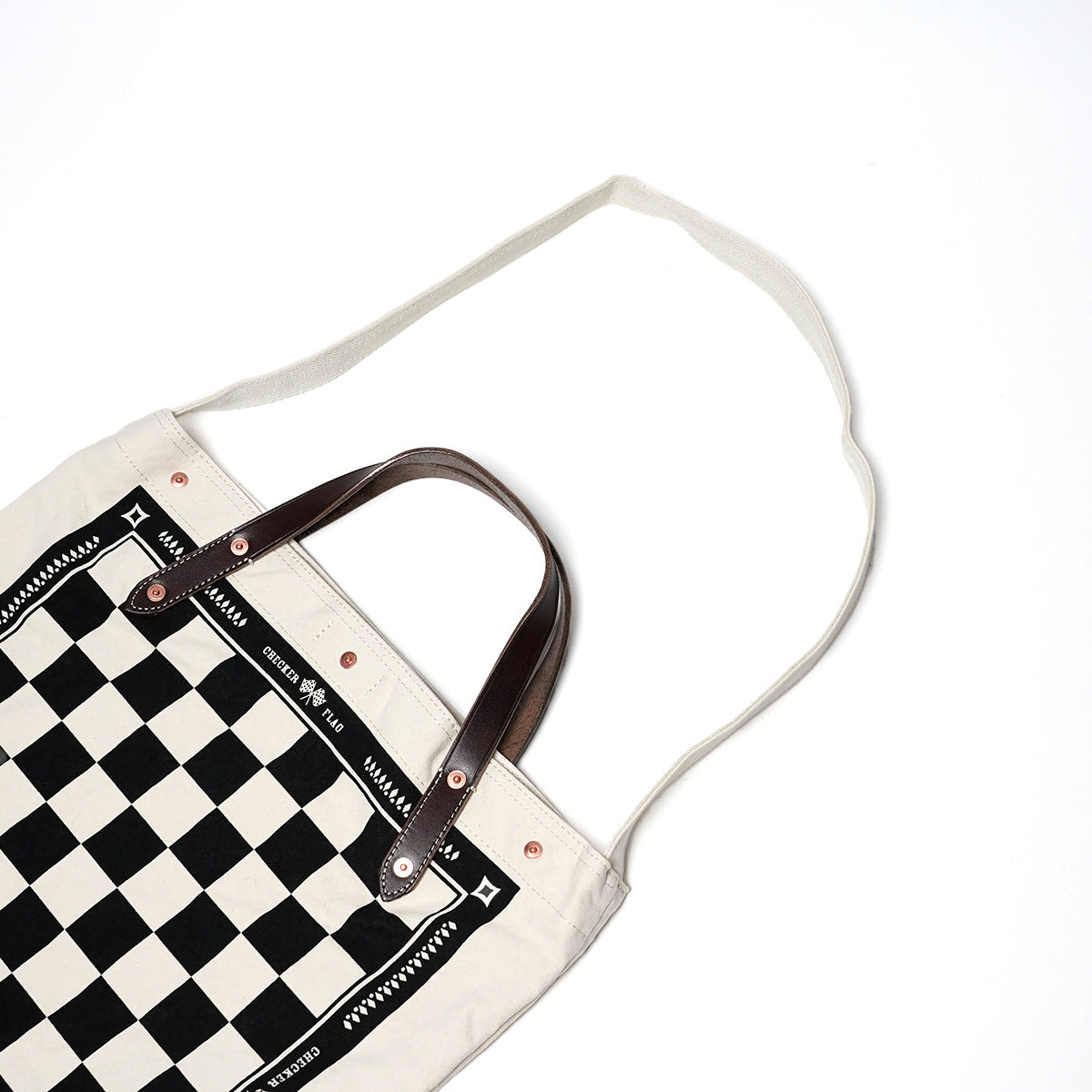 18oz Army Duck One-Shoulder Bag CHECKER FGRN002