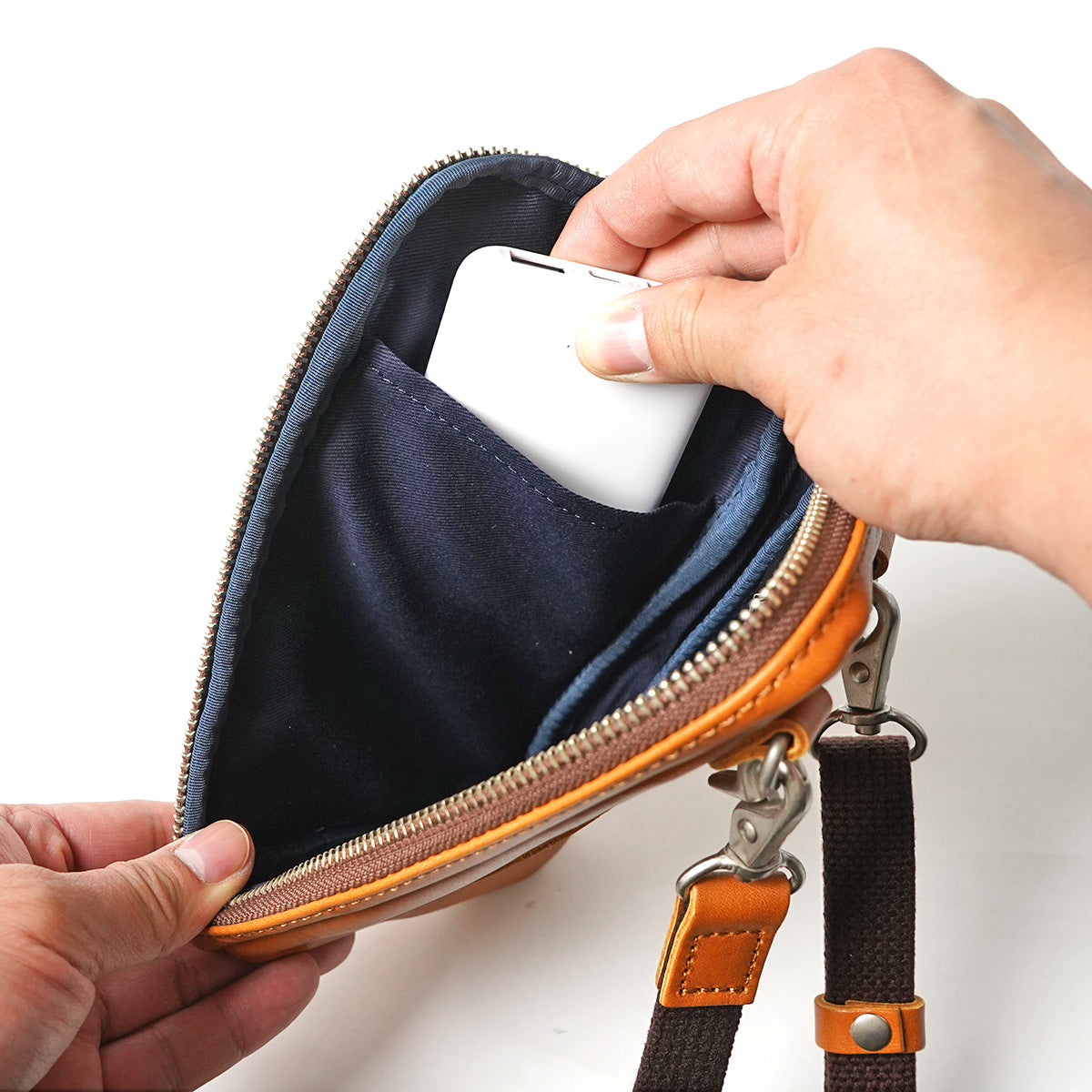 SLANTING -Slanting- Vertical Mini Shoulder Bag KOT1013
