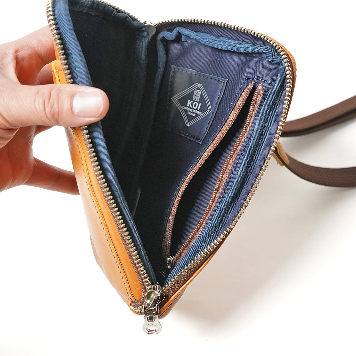 SLANTING -Slanting- Vertical Mini Shoulder Bag KOT1013