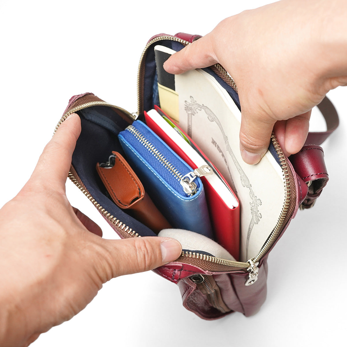 SLANTING -Slanting- Vertical Shoulder Bag KOT1014