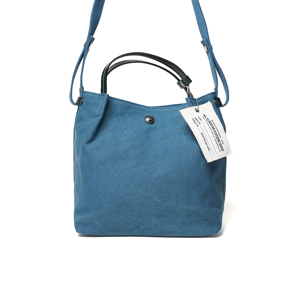 18oz Army Duck Bio Washed Tote Shoulder Bag LGRN6000