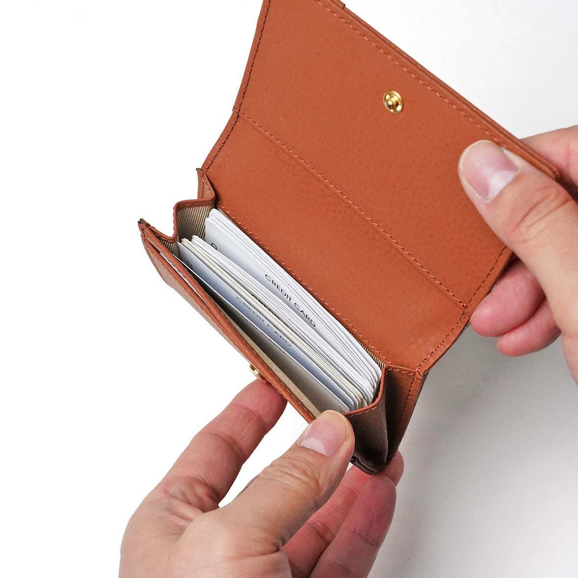 Embossed Recycled Leather Business Card Holder LZKM144
