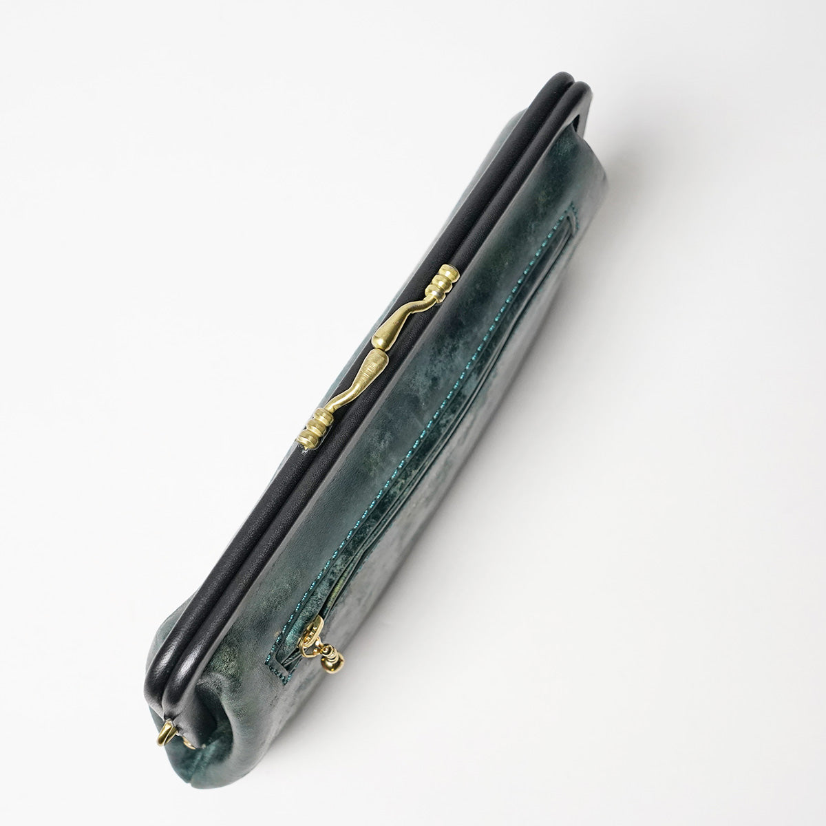 Art.BISANZIO Puttini Attillio Italy -Bizanzio- Clasp Long Wallet SZKM65