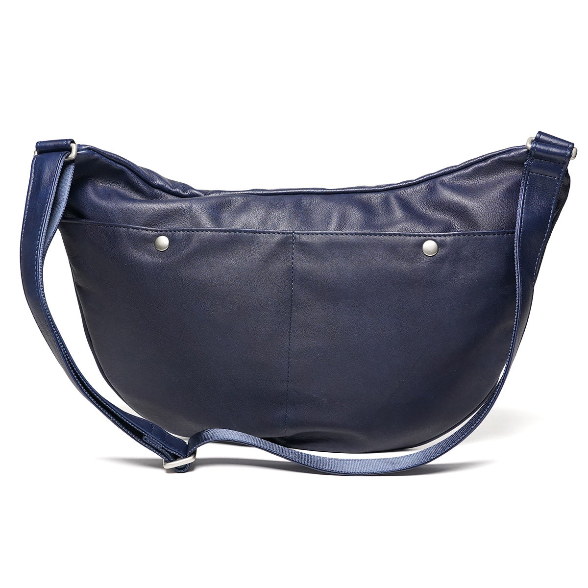 INDIGO -Indigo-Dyed Leather- MOON SHOULDER BAG YNM1500