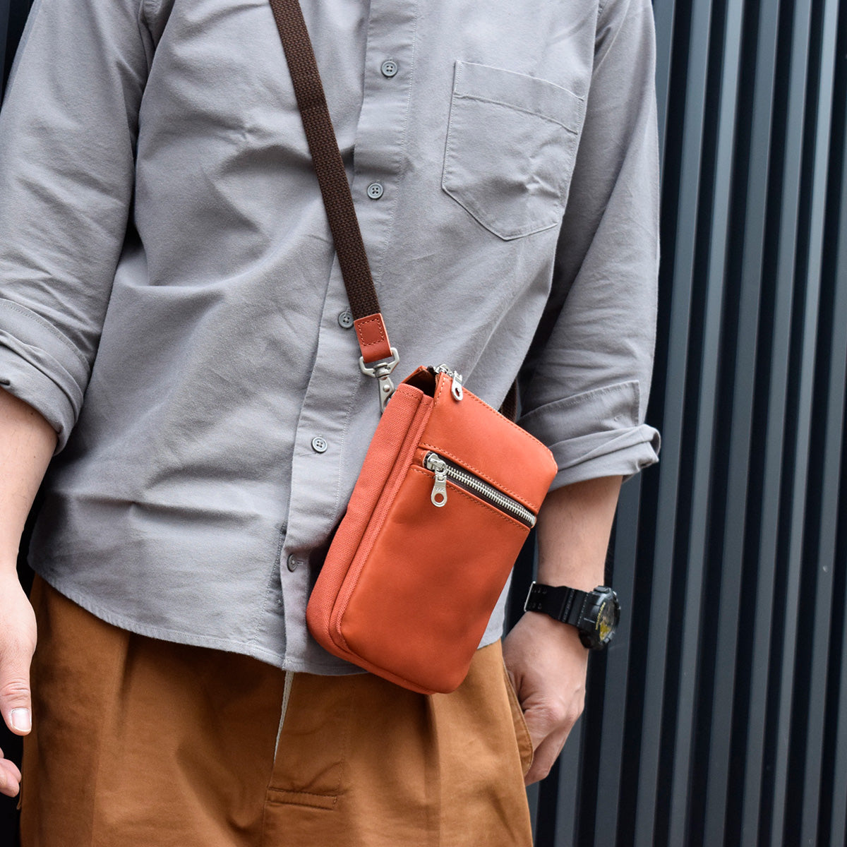 Glove Leather Mini Shoulder Bag YNM224
