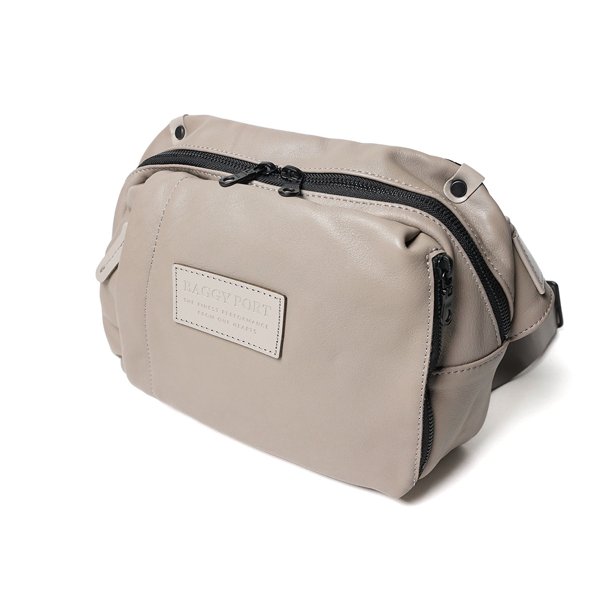 Oil Soft Leather Horizontal Crossbody Bag YNM990