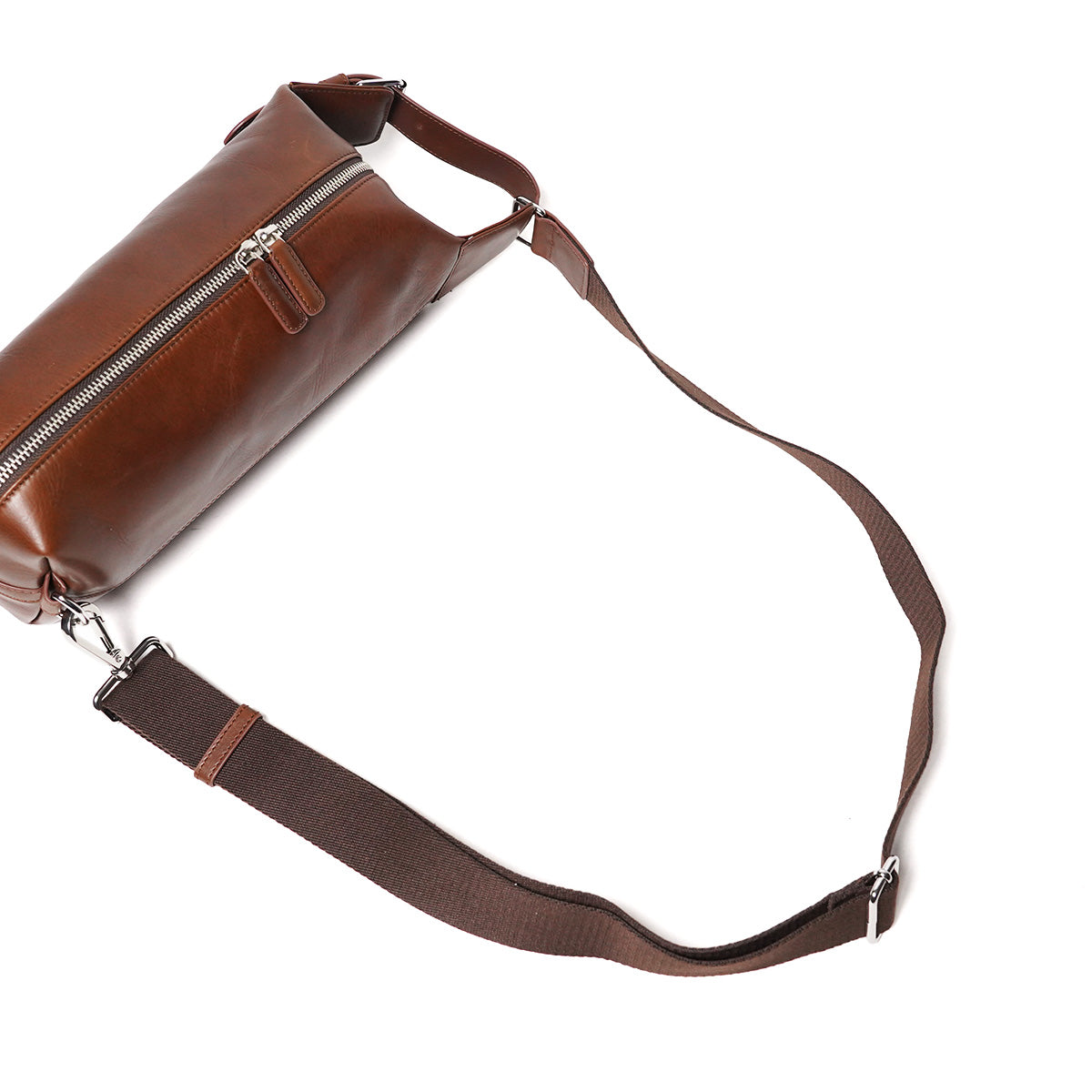 OIL PULLUP -Oil Pullup- Cylindrical 2-Way Clutch Shoulder Bag ZKM4000