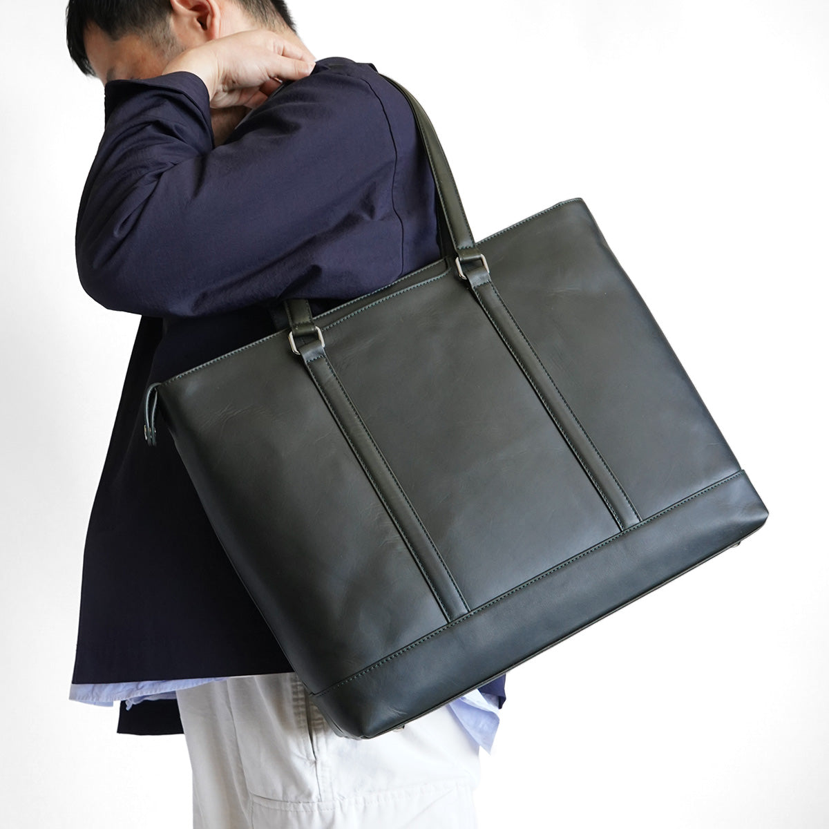 OIL PULLUP -Pull Up- Business Tote Bag ZKM4002