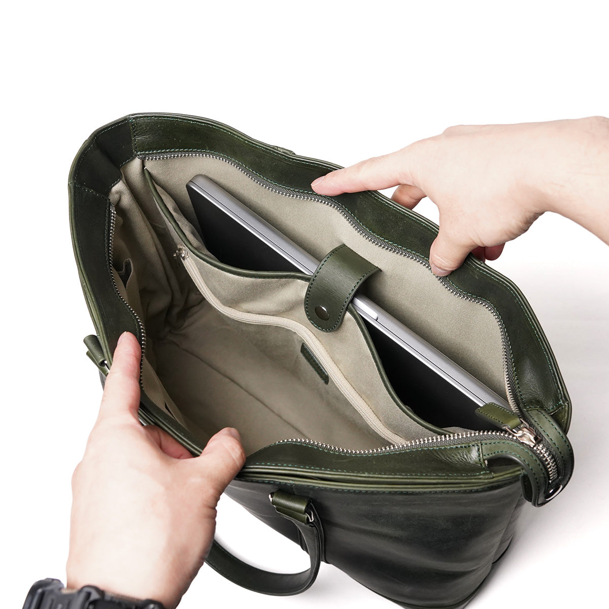 OIL PULLUP -Pull Up- Business Tote Bag ZKM4002