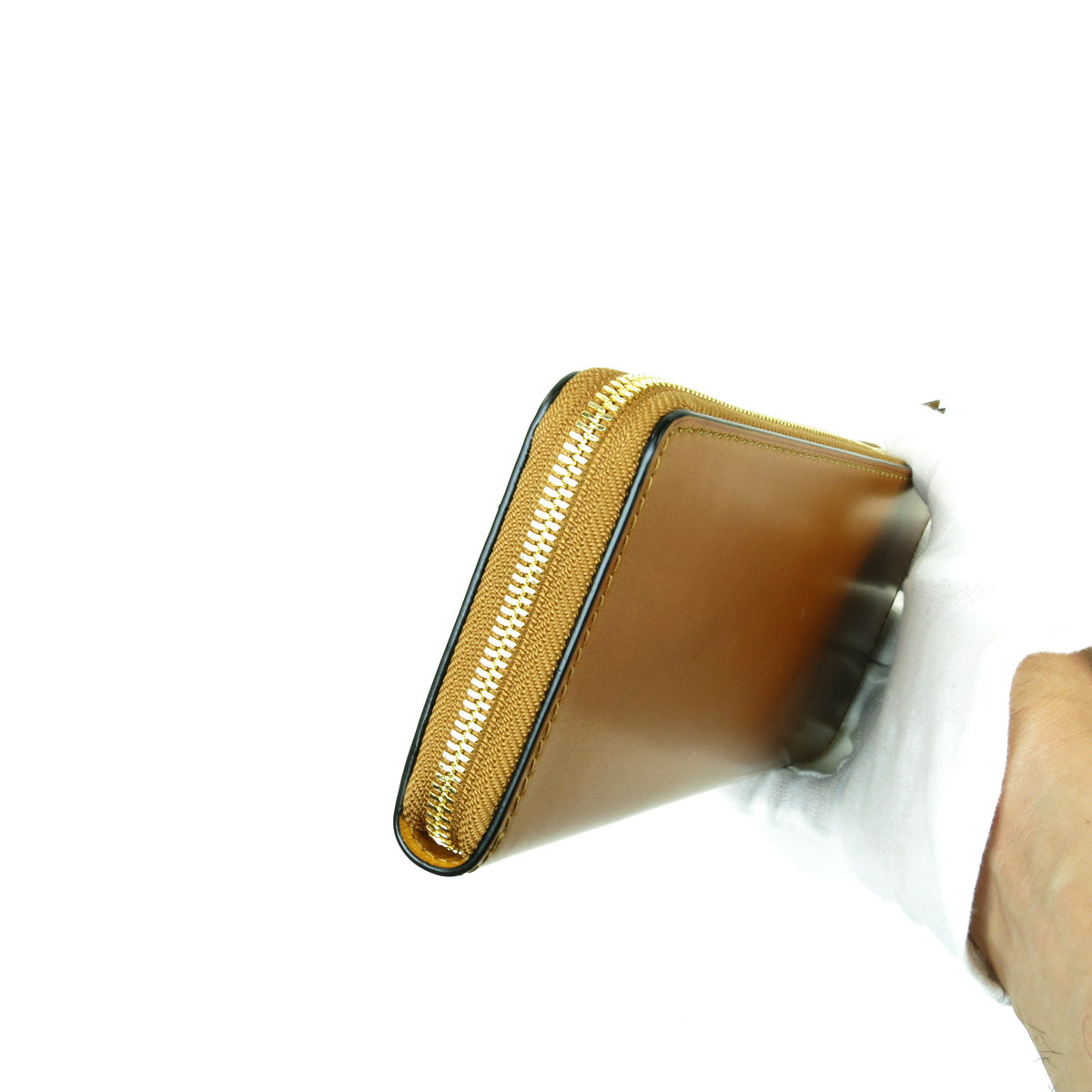 Oil Cordovan Round Zipper Long Wallet ZYS700