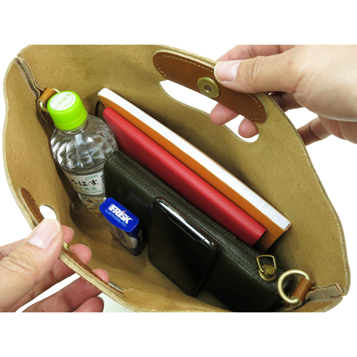 Double Oil VI LEATHER Woven Mini Shoulder Bag CMAK1016