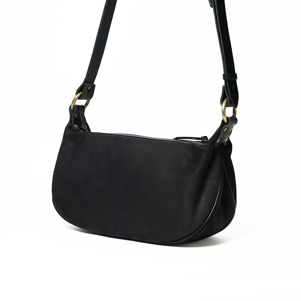 Oiled suede shoulder bag FZKM2001 