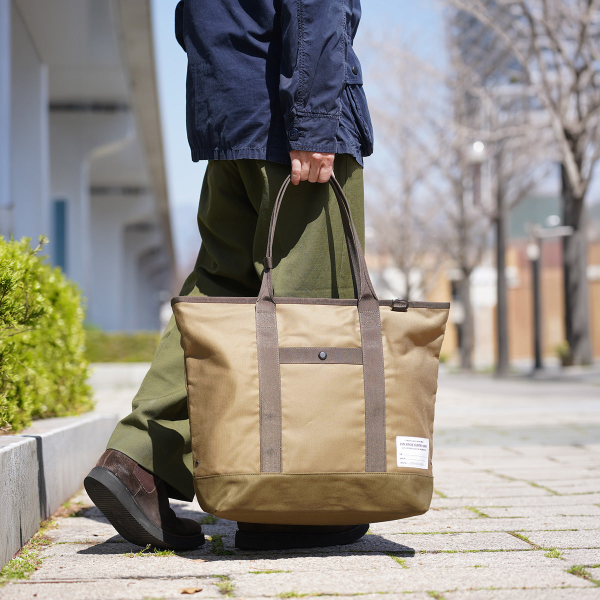 JUNGLE CLOTH -ジャングルクロス- ボストン トートバッグ GRN7702