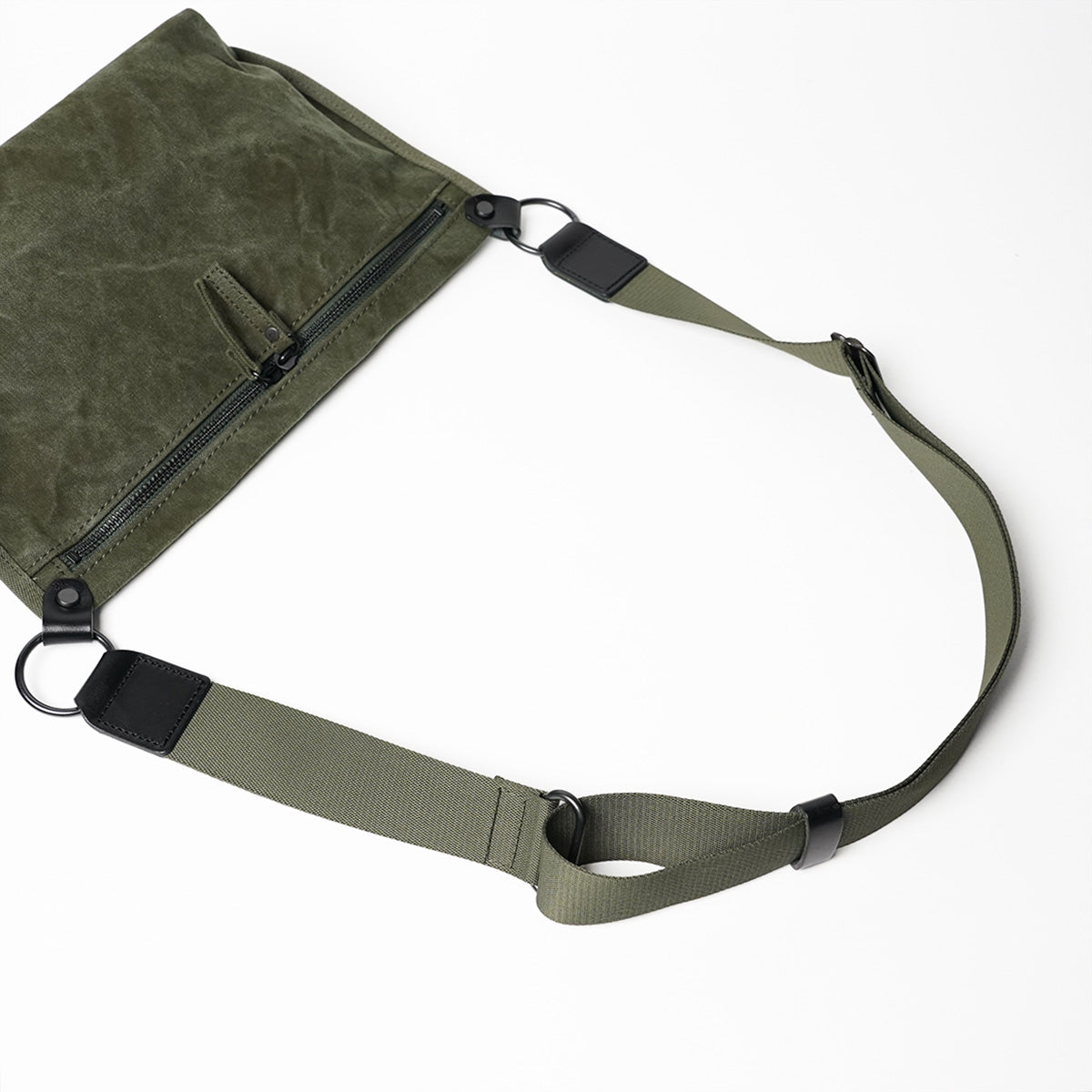TIGER CANVAS 迷你單肩包 GRN880
