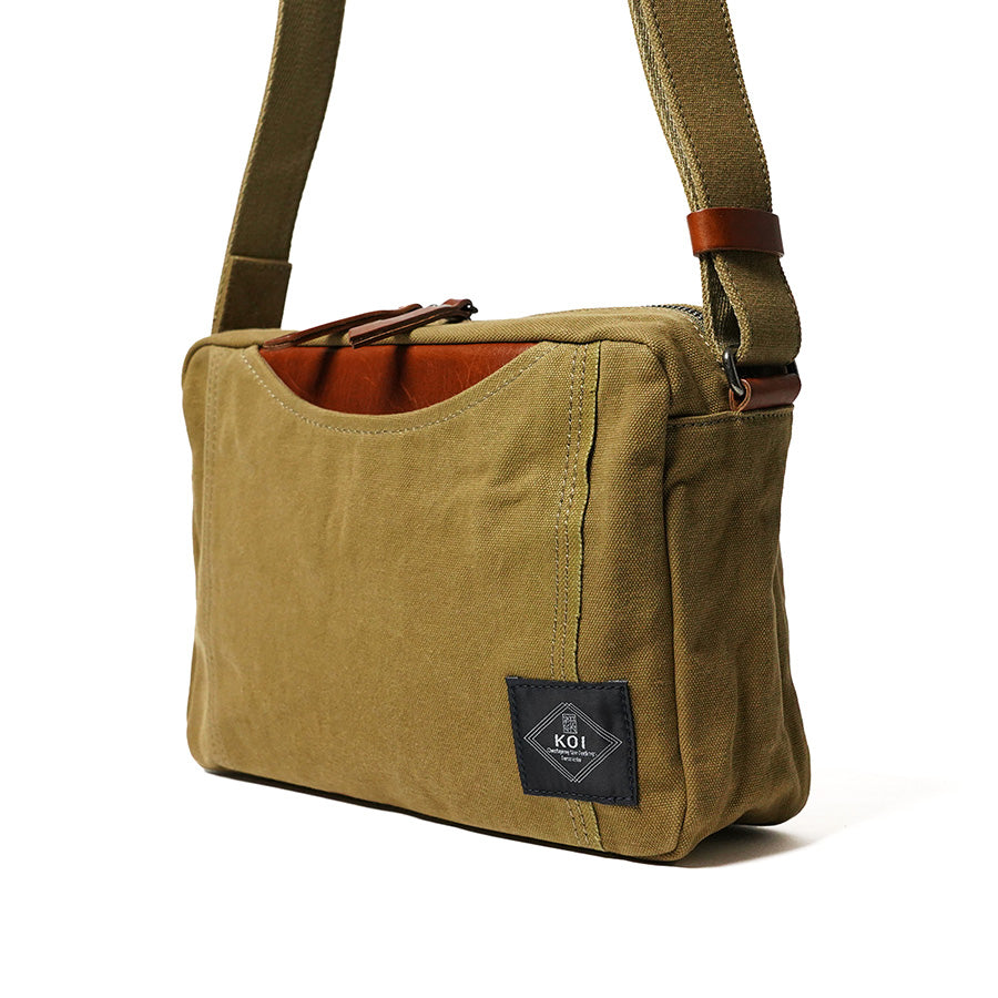 21oz Army Duck Square Shoulder Bag KOG303