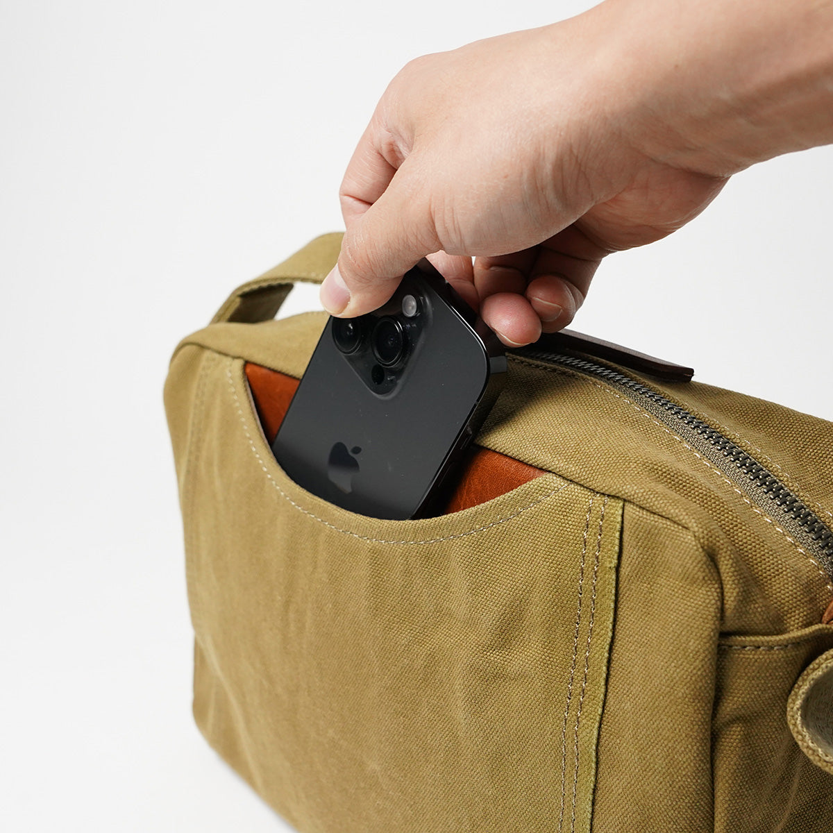 21oz Army Duck Square Shoulder Bag KOG303
