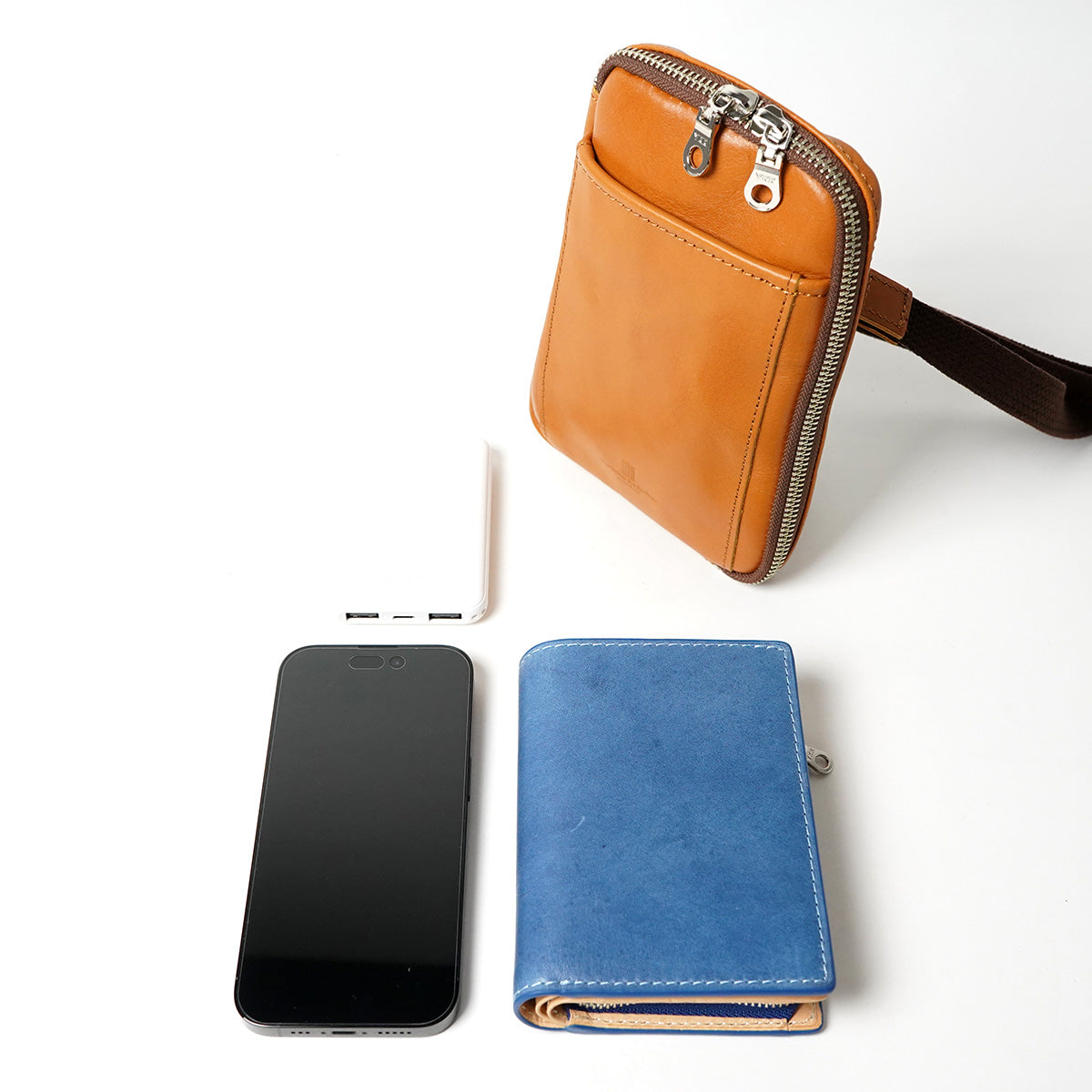 SLANTING -Slanting- Vertical Mini Shoulder Bag KOT1013