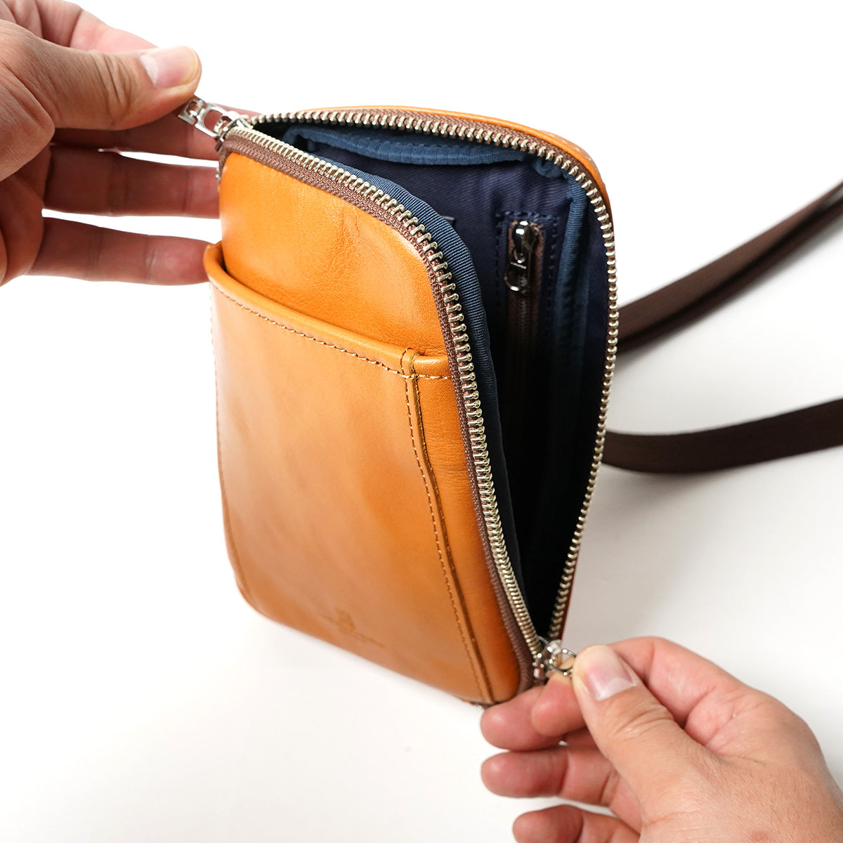 SLANTING -Slanting- Vertical Mini Shoulder Bag KOT1013