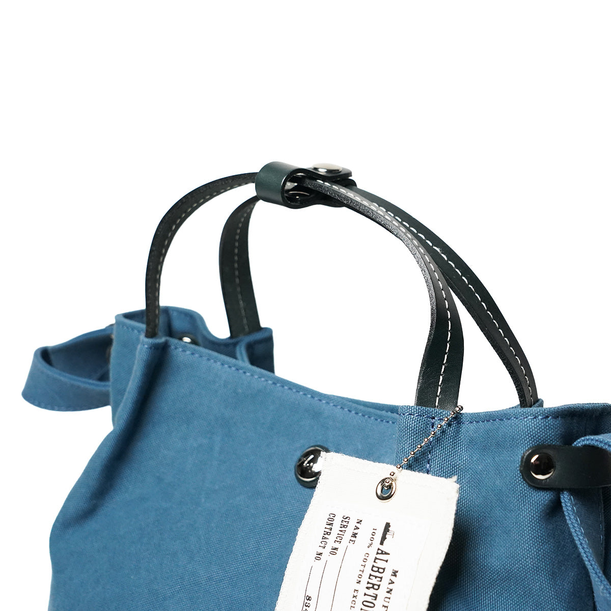 18oz Army Duck Bio Washed Tote Shoulder Bag LGRN6000