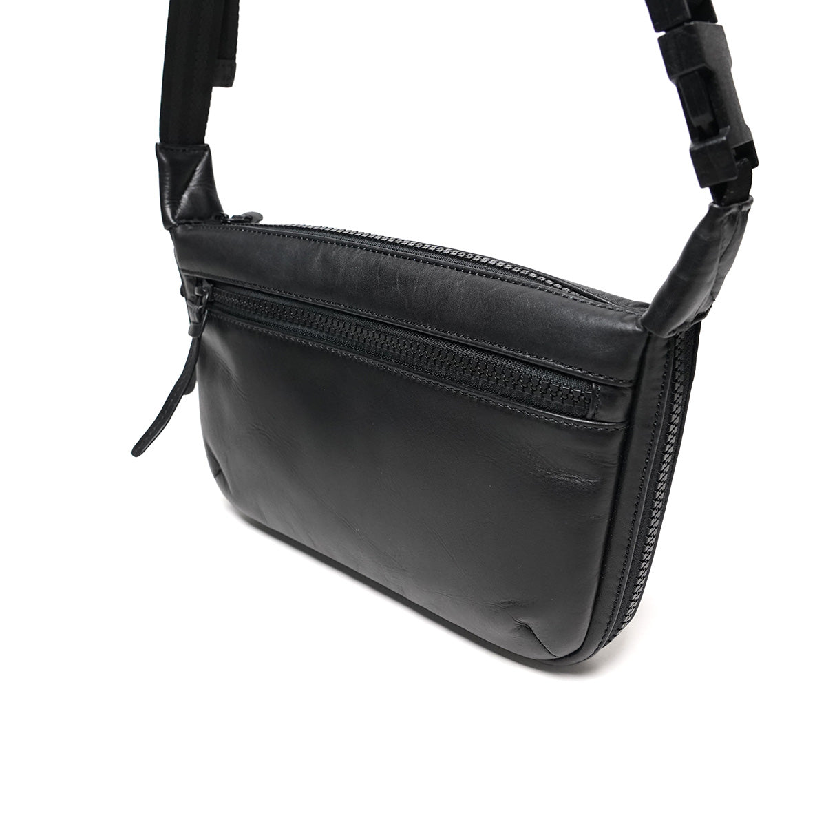 Glossy Expandable Horizontal Shoulder Bag S LZKM1501