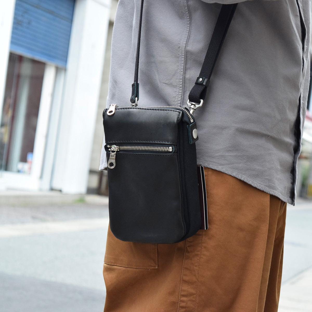 Glove Leather Mini Shoulder Bag YNM224
