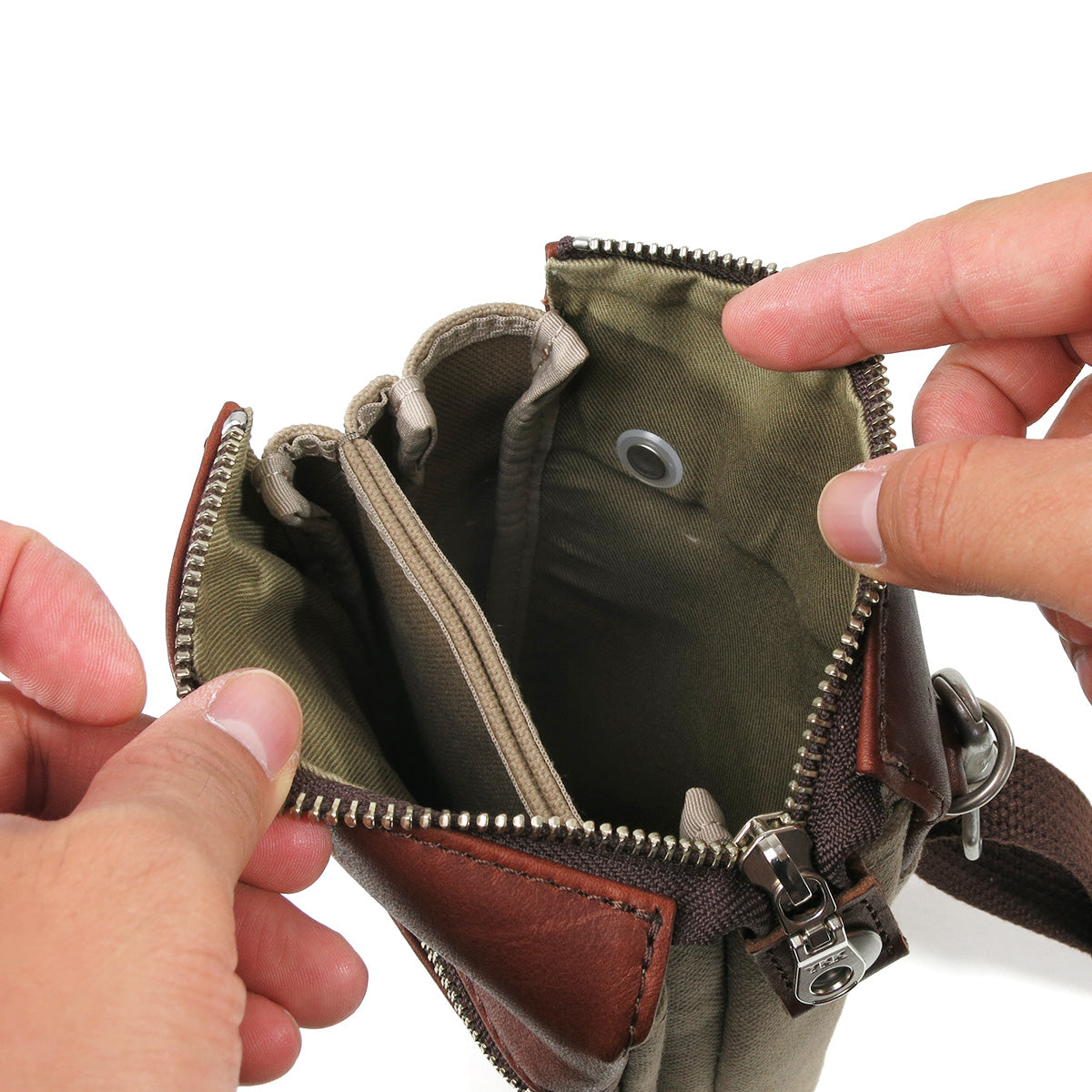 Glove Leather Mini Shoulder Bag YNM224