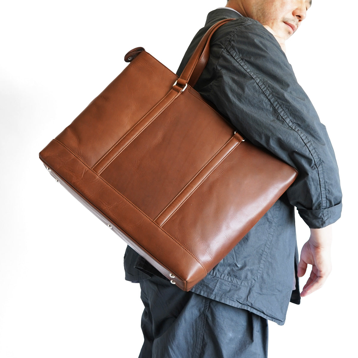 OIL PULLUP -Pull Up- Business Tote Bag ZKM4002