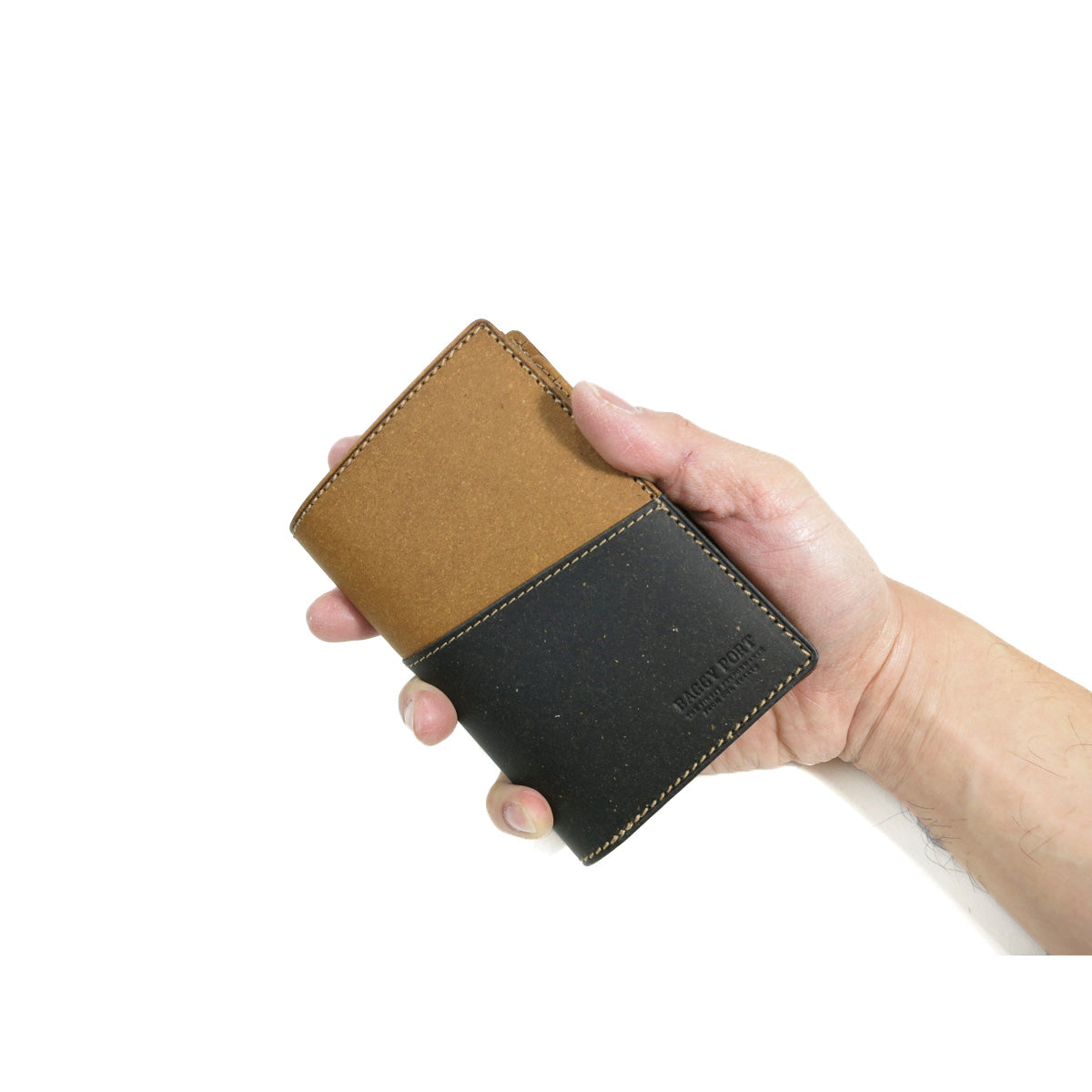 リサイクルレザー ハーフ財布 ZKM602