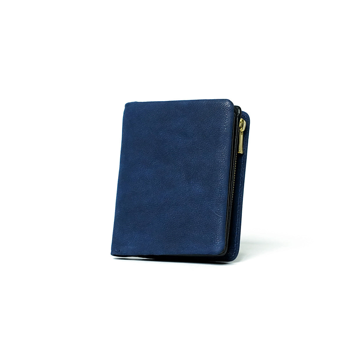 藍染め ヌバック コンパクトハーフ財布 ZYS492