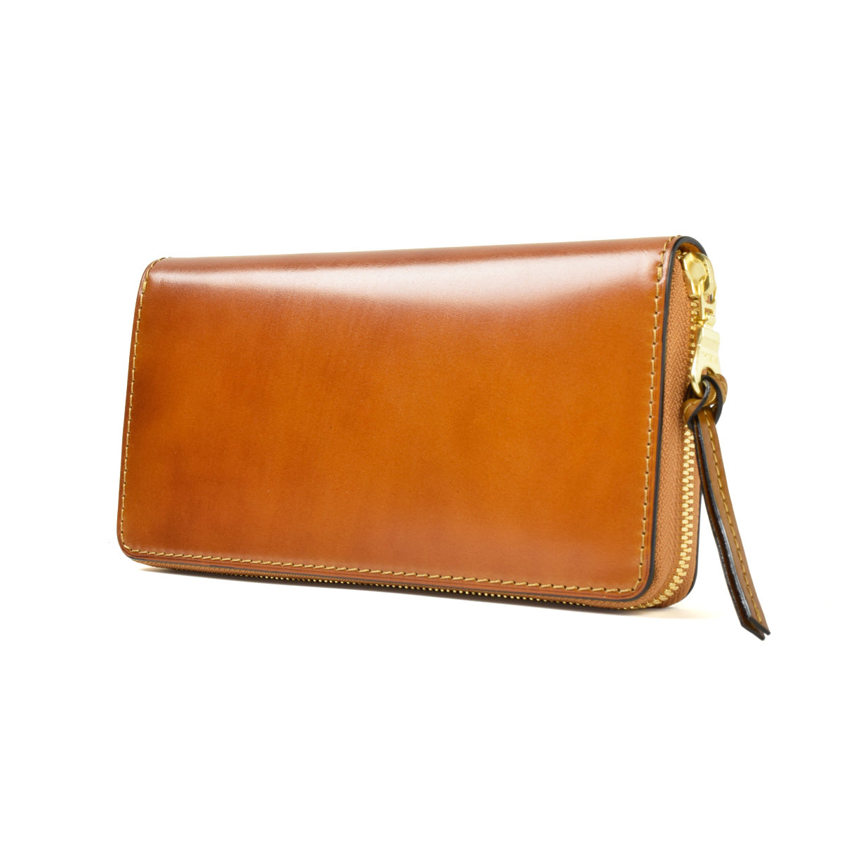 Oil Cordovan Round Zipper Long Wallet ZYS700